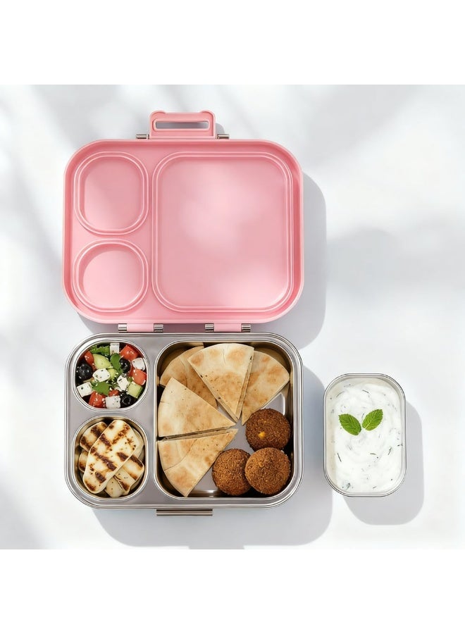 Spriggo Vault Pro Kids Lunch Box with Side Scoop, Unicorn - Image 4