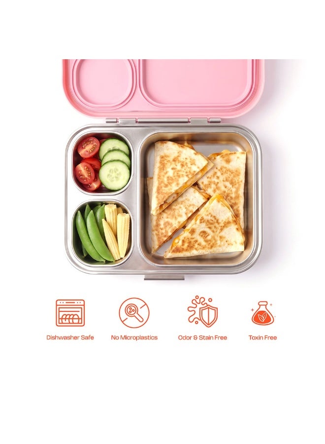 Spriggo Vault Pro Kids Lunch Box with Side Scoop, Unicorn - Image 3