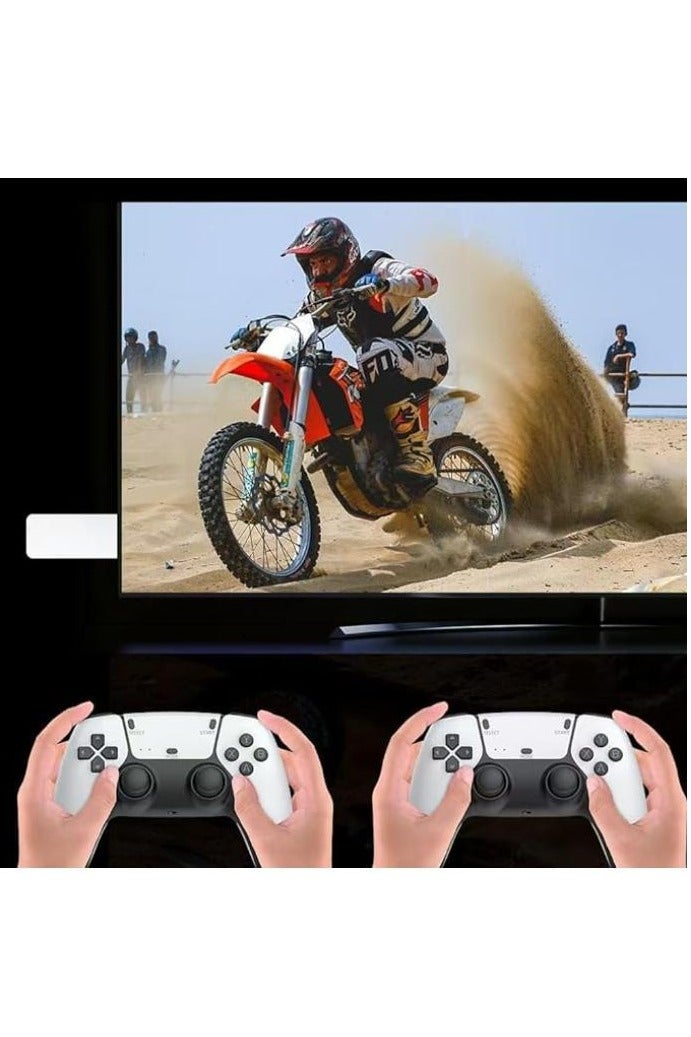 M15 Wireless Retro Game Console, Plug & Play Video Game Stick with 23 Simulators & 20000+ Classic Games, 4K High Definition HDMI Output, Dual 2.4G Wireless Controllers TV Gaming Perfect Gift for Game Lovers and Kids. - Image 2