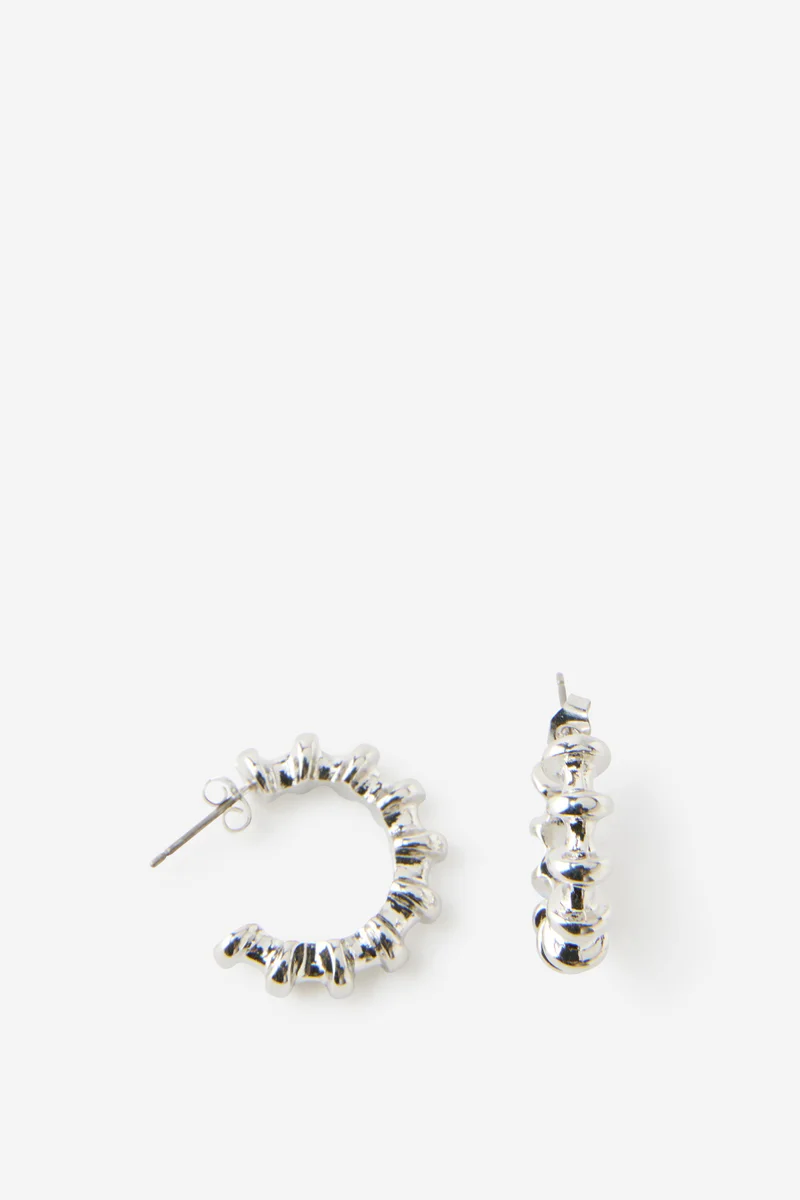 روبي Mid Hoop Earring