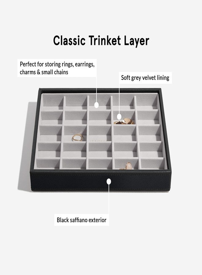 Stackers Black Classic 25 Section Jewelry Box - Image 3