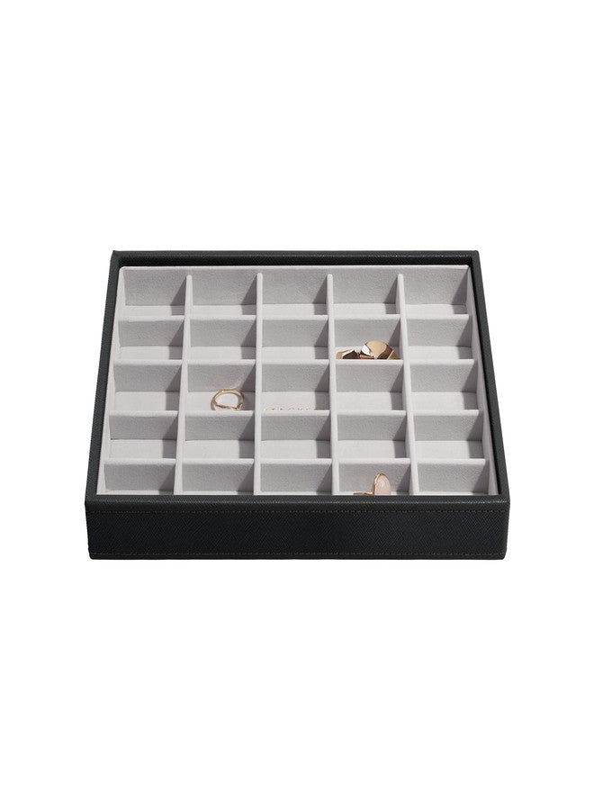 Stackers Black Classic 25 Section Jewelry Box - Image 1