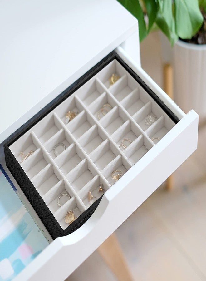 Stackers Black Classic 25 Section Jewelry Box - Image 5