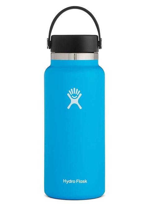 32 oz Wide Mouth with Flex Cap Stainless Steel Reusable Water Bottle - Vacuum Insulated, Dishwasher Safe, BPA-Free, Non-Toxic
