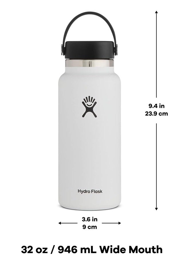 Hydro Flask - 32 oz Wide Mouth with Flex Cap Stainless Steel Reusable Water Bottle - Vacuum Insulated, Dishwasher Safe, BPA-Free, Non-Toxic - Image 1