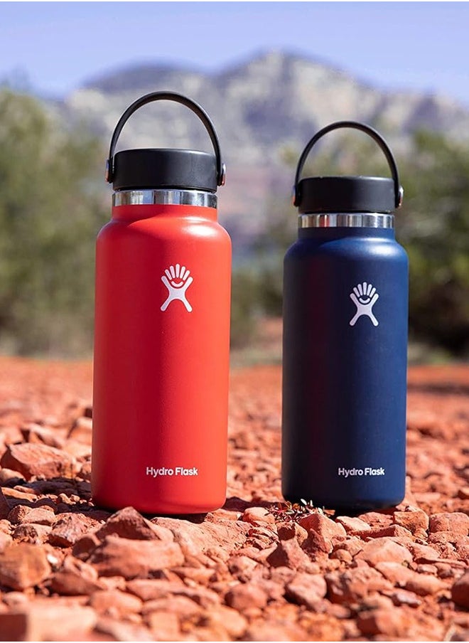 Hydro Flask - 32 oz Wide Mouth with Flex Cap Stainless Steel Reusable Water Bottle - Vacuum Insulated, Dishwasher Safe, BPA-Free, Non-Toxic - Image 1