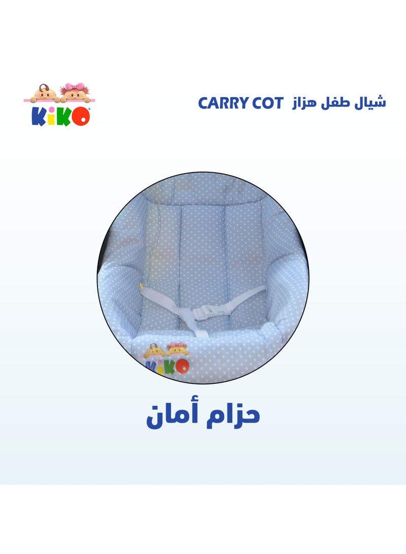 Kiko Carry Cot-Pink - Image 3
