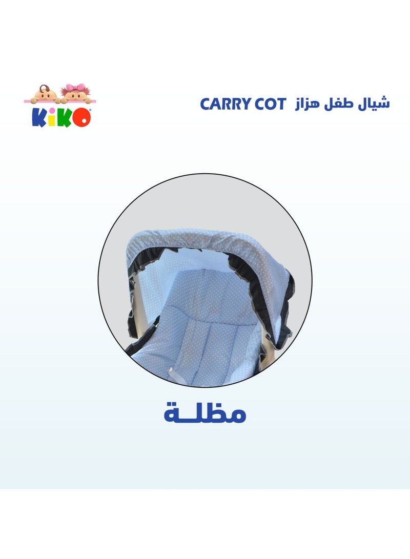 Kiko Carry Cot-Pink - Image 4