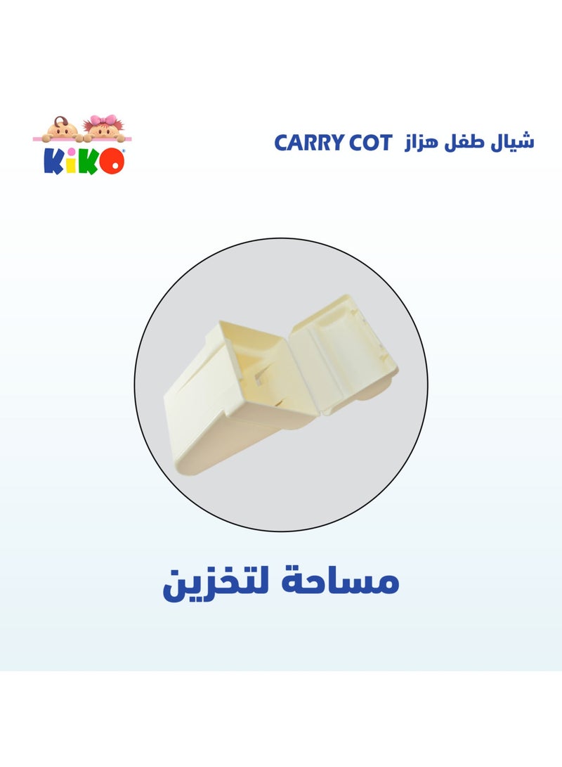 Kiko Carry Cot-Pink - Image 5
