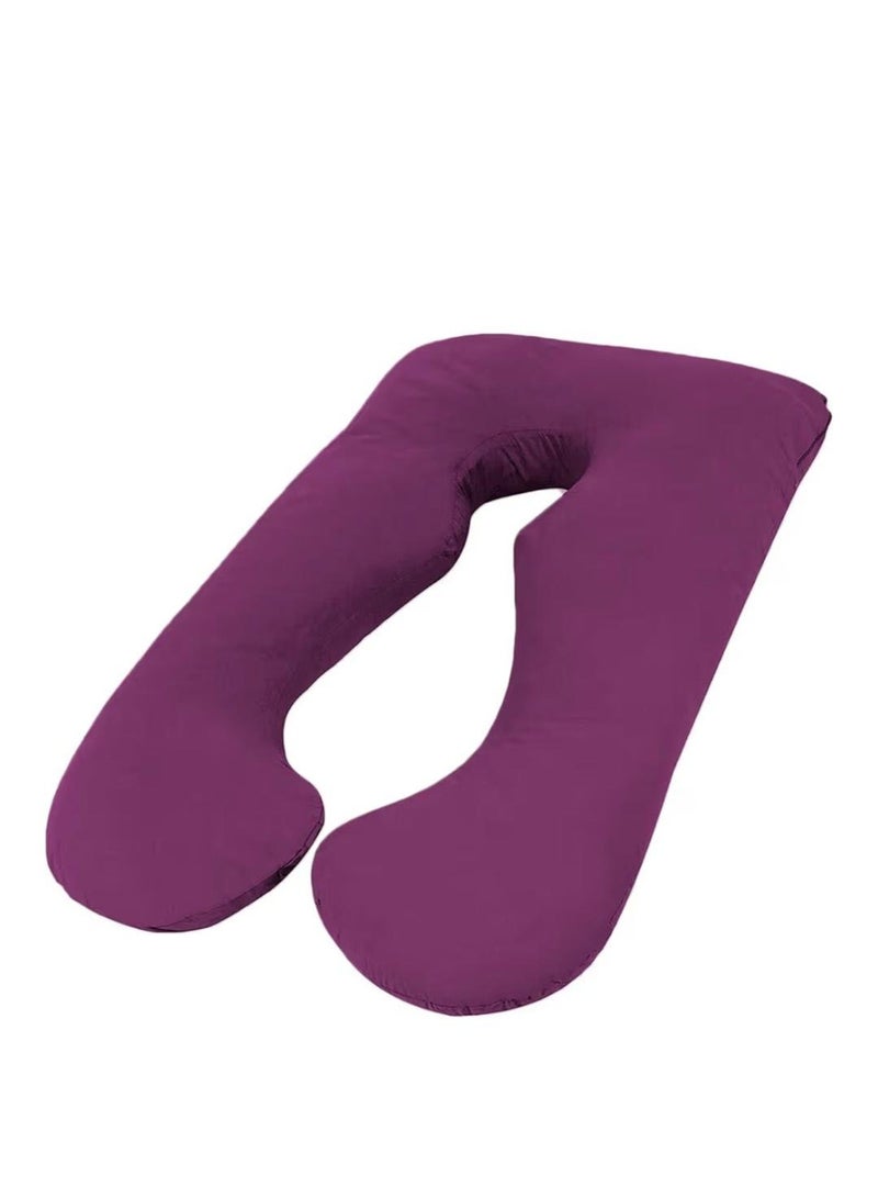 erorex U-Shaped Pregnancy Pillow with Removable Pillowcase – Full Body Maternity & Nursing Support Cushion for Sleeping, Feeding & Relaxation - Image 1