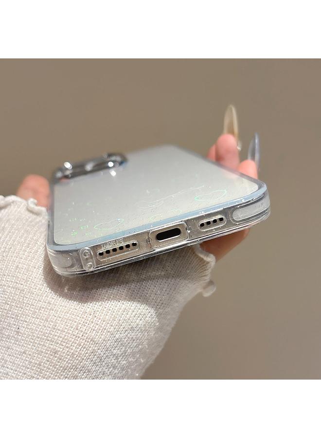 S-TOP Case For iPhone 15 3D Heart IMD Hybrid TPU Phone Case - Image 5