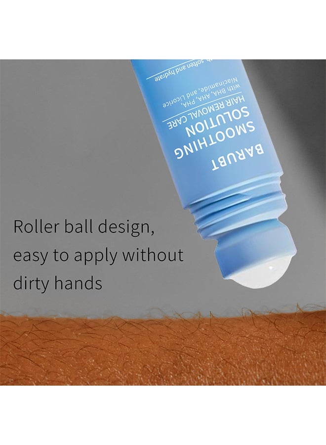 BARUBT Smoothing Solution Hair Removal Care, Ingrown Hair Treatment: Glide Your Way To Silky-Smooth, Bump-Free Skin, With BHA, AHA, PHA, Niacinamide, And Licorice, Smooth, Soften And Hydrate, Hydrating Care For Underarms, Legs, Bikini Line & Arms, 50ML - Image 4
