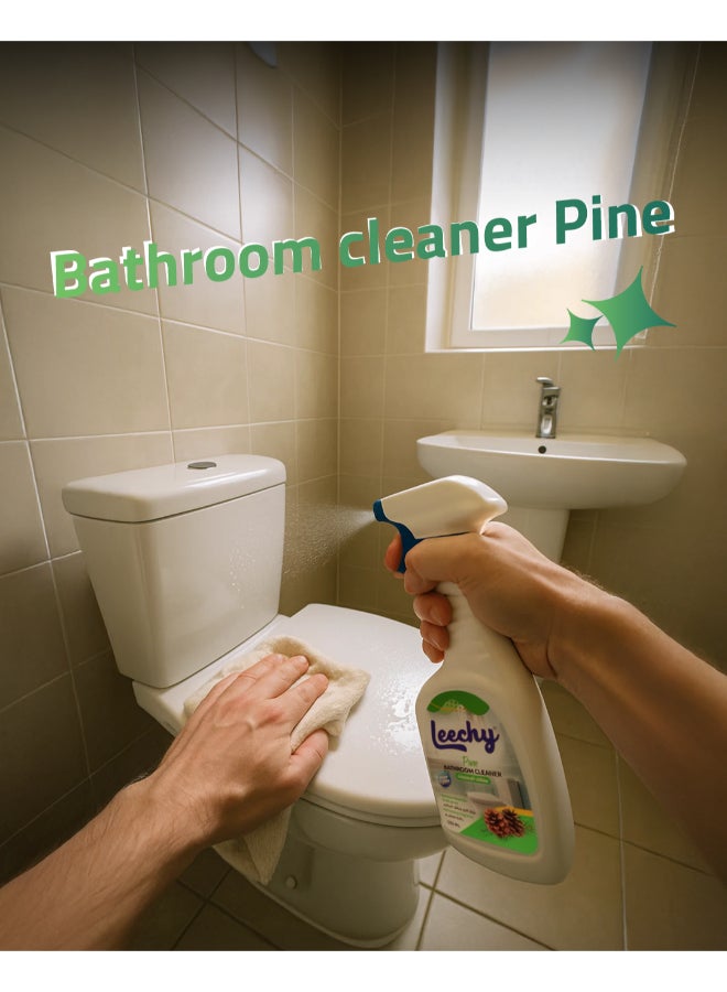 Leechy Bathroom Cleaner Pine 500ML - Image 3