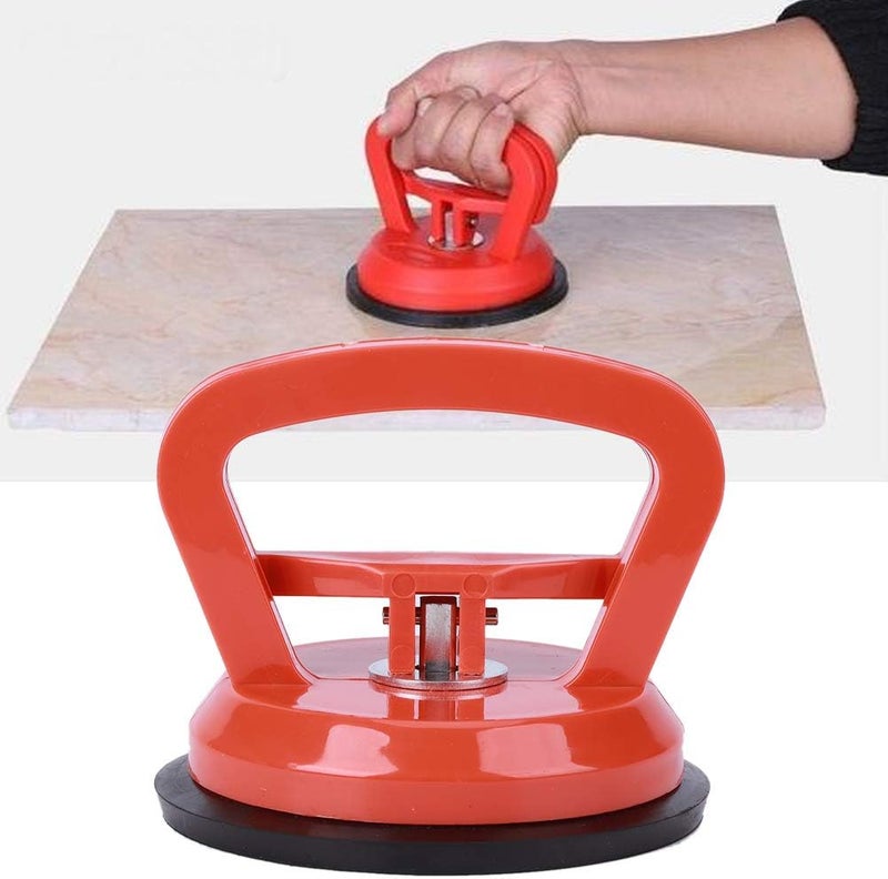 Hilitand Lifting Clamps Vacuum Strong Suction Cup 50kg/110.2lbs Glass Lifter Puller Plastic Single Claws for Floor Ceramic Tiles - Image 2