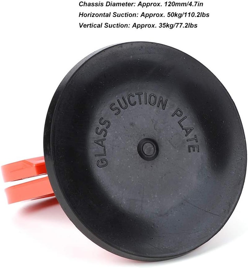 Hilitand Lifting Clamps Vacuum Strong Suction Cup 50kg/110.2lbs Glass Lifter Puller Plastic Single Claws for Floor Ceramic Tiles - Image 3
