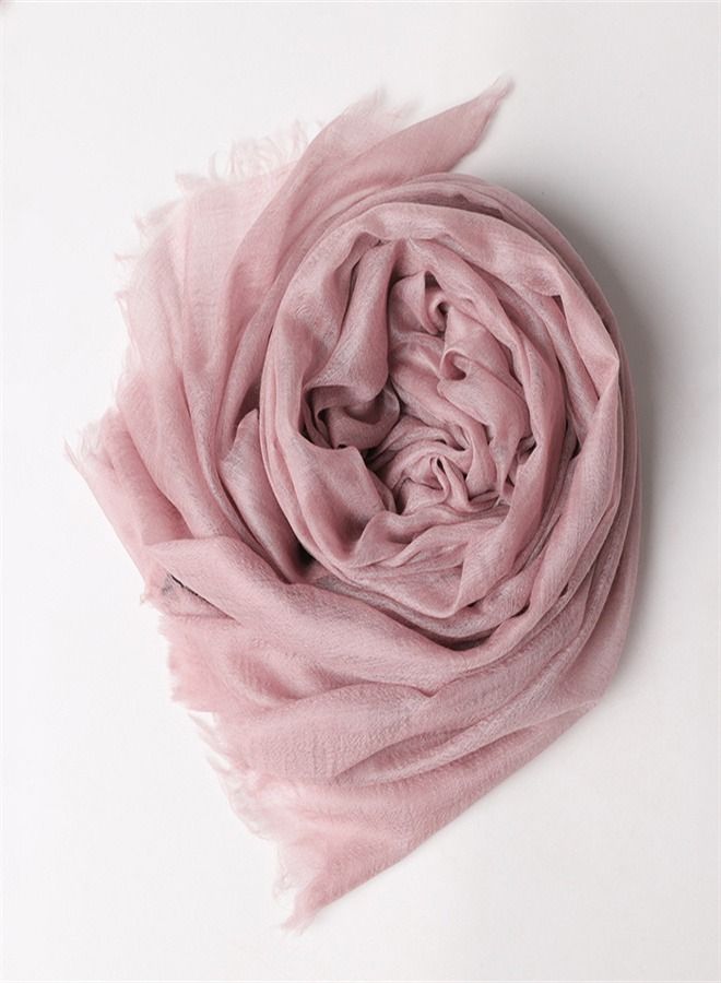 Loquat Solid Light Sunscreen Cashmere Scarf 