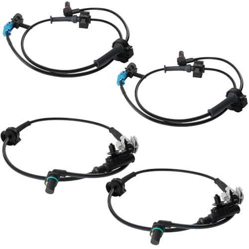 FRONEZER 4PCS ABS Wheel Speed Sensor Front & Rear Left Right Fit for 2007-2014 Chevy Silverado 1500 Avalanche Suburban 1500 Tahoe, GMC Yukon XL 1500, Escalade Replace# 15229012, 15121067, ALS1464, ALS1465, - Image 1