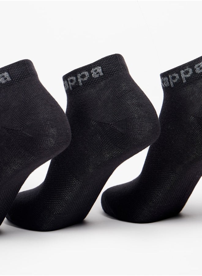 Kappa - Solid Ankle Length Sports Socks - Set of 5 - Image 1