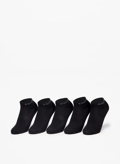 Kappa Solid Ankle Length Sports Socks - Set of 5