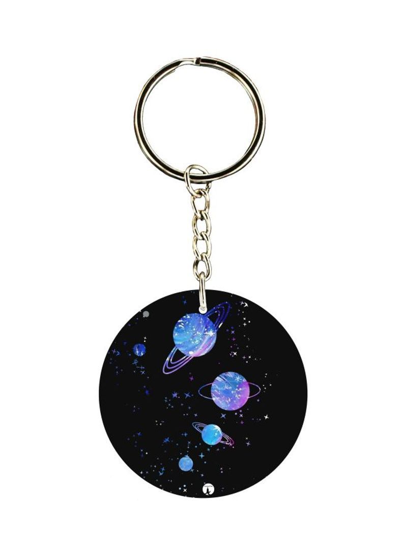 RKN Planets Themed Keychain