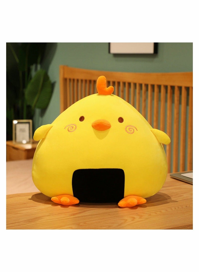 XiuWoo Plush Pillow Stuffed Animal Toy Funny Chick Squishy Plushie Room Decor Birthday Valentines Gifts for Kids Girls Boys - Image 1