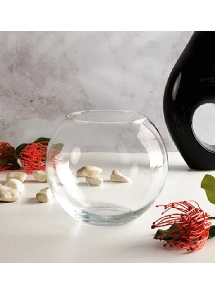 Pasabahce Botanica Glass Vase, Fish Bowl, 160 Mm Height, 125 Mm Diameter - Image 3