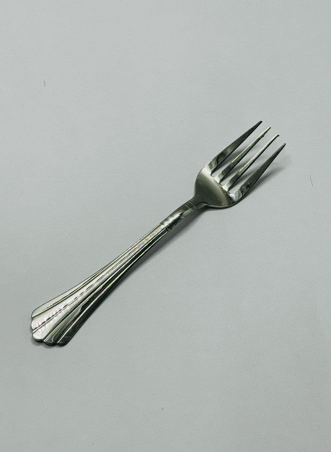 Dev Industries Stainless Steel Fork Set for Home and Kitchen, Fruit Fork for Dining Table, Shiny and Sturdy Handle Fork 18.5 cm, Silver (22 Gauge) (Pack of 6) - Image 5