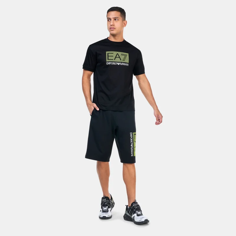 EA7 Emporio Armani Black Men's Logo Series T-Shirt for Men | Best Price UAE