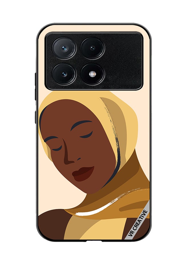 VR CREATIVE Protective Case Cover For Xiaomi Poco X6 Pro Cartoon Woman Shape Design Multicolour - Image 1