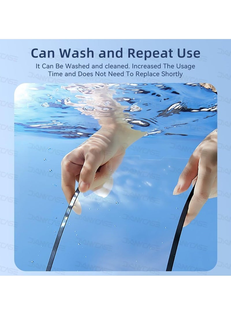 عام 【قطعتين】 واقي شاشة مغناطيسي بملمس ورقي لـ Lenovo Yoga Tab Plus مقاس 12.7 بوصة - طبقة ماتة مضادة للتوهج، قابلة للإزالة وإعادة الاستخدام، مصممة خصيصًا للرسم والكتابة - Image 3