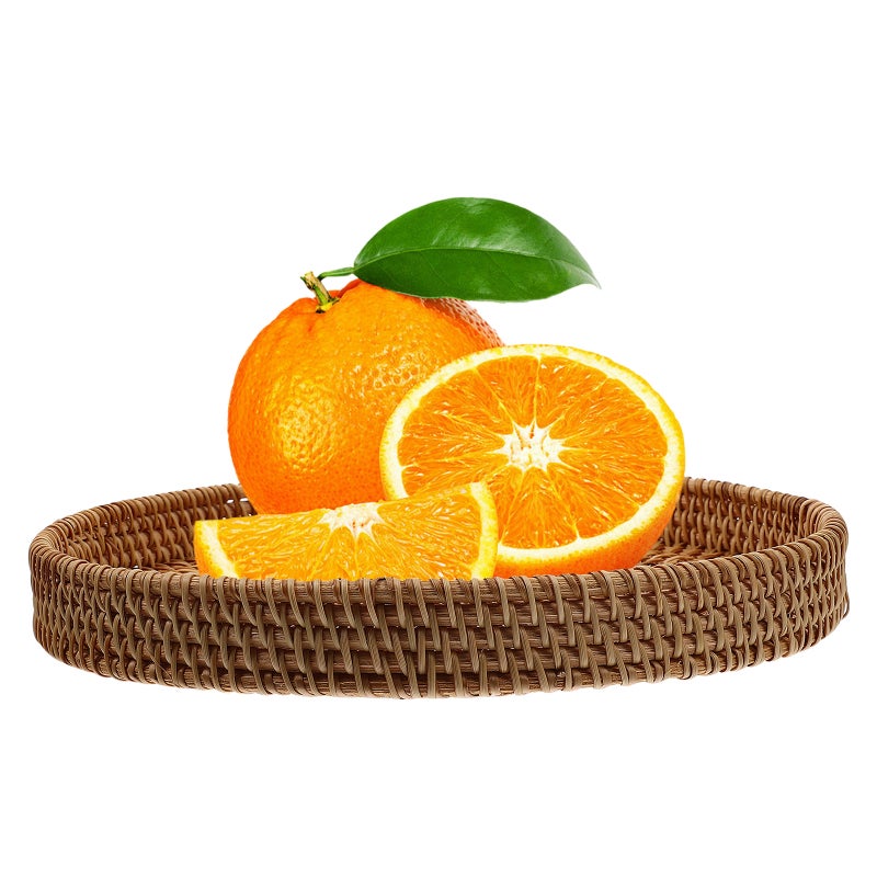 2pcs Desktop Serving Tray Multi-function Coffee Tray Household Fruit Plate Fruit Supply - Image 2