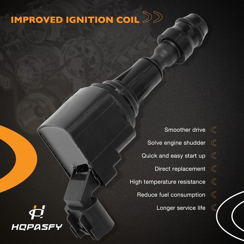 HQPASFY Ignition Coil Pack Set of 4 for Chevrolet and Buick - Image 2