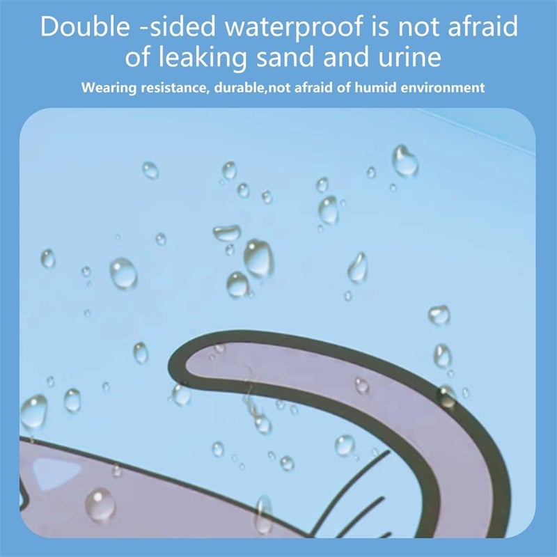 5 Pcs Disposable Cat Litter Box, 15 x 11.81 x 4.72 Inch Medium Litter Boxes for Cats, Waterproof Foldable Portable Tray for Cats, Small Pets, Travel-Friendly - Image 3