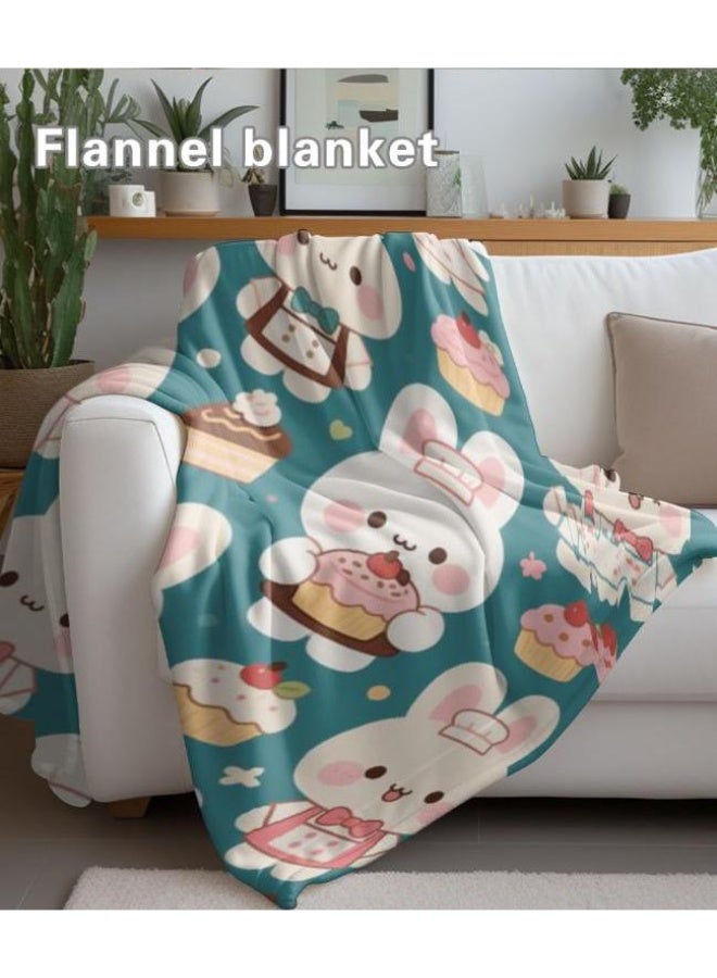 عام بطانية رقيقة من الفانيلا الكرتونية للأطفال والرضع (دافئة ومريحة، ومناسبة للنوم والألعاب) 70 سم * 100 سم - Image 3