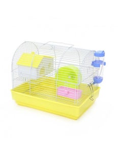 DAYANG Side Open Light Weight Small Pets Cage For Rabbits Hamster And Guinea Multicolor 33X23X26cm 