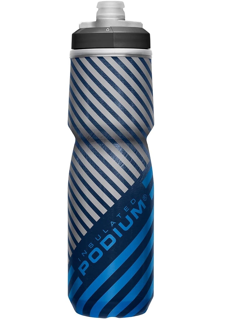 CAMELBAK CamelBak Podium Chill Outdoor 24oz, Navy Stripe  - Image 3