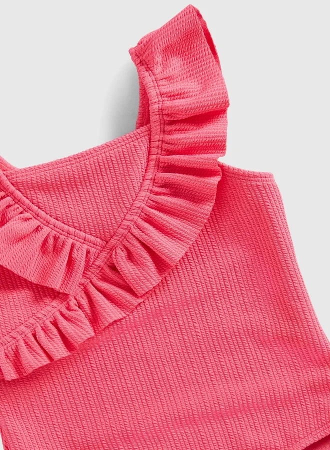 مذركير Hot Pink Frill Swimsuit