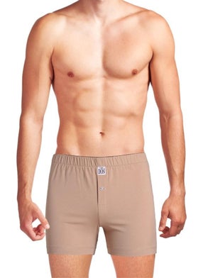 The Don Organic Cotton Men's Boxer Beige Color 