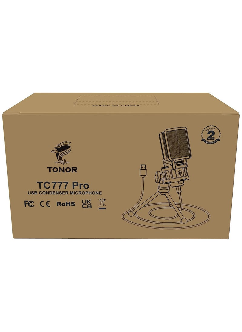 TONOR - "USB Gaming Microphone with RGB Lighting - Quick Mute, Precision Control, Ideal for Gaming, Streaming, and Podcasting - TC777 Pro" - Image 1
