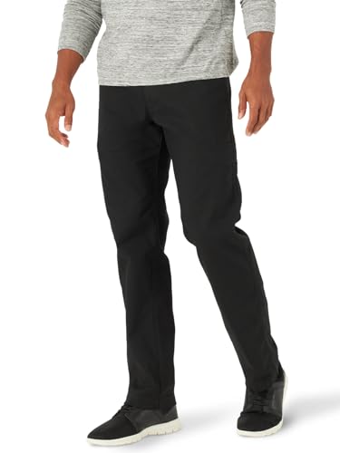 Lee Mens Extreme Motion Canvas Cargo Pant Black 33W x 34L - Image 1