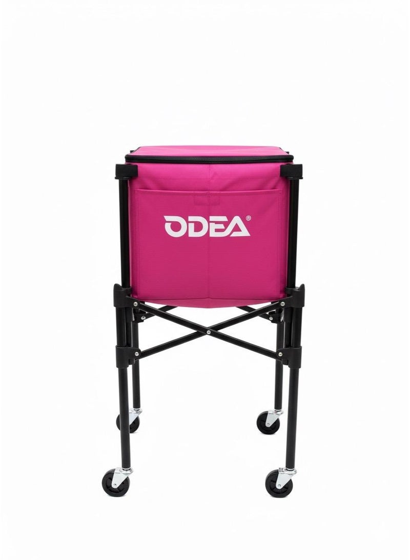 أوديا سلة كرات التنس أوديا برو بعجلات - تسع حتى 120 كرة، قابلة للحمل والطي - Image 2