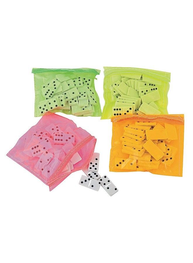 Fun Express Plastic Dominoes In Vinyl Case Toys 12 Pieces - Image 2