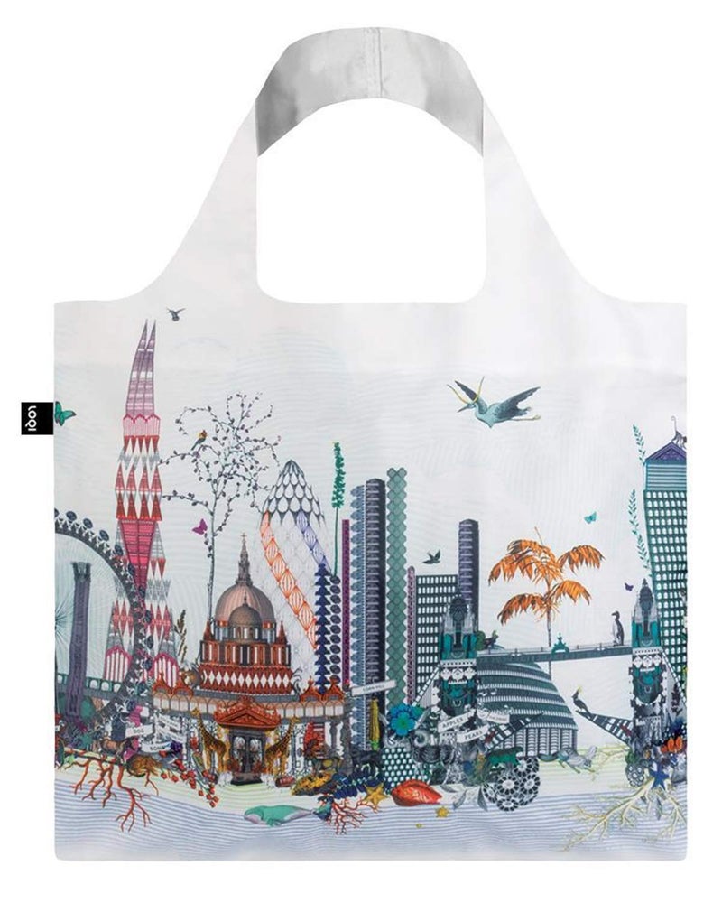 LOQI LOQI Artist Kristjana S Williams Interiors Reusable Shopping Bag OS London 