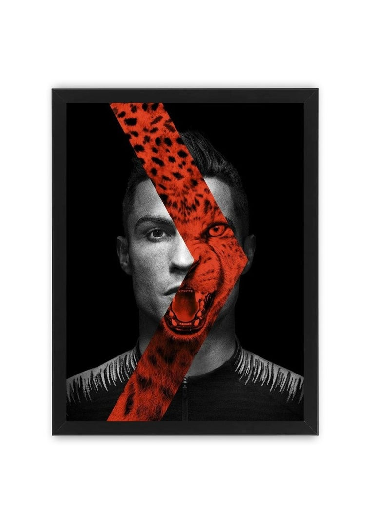 إم إي سي لاعب كرة قدم اطار اسود - Image 1