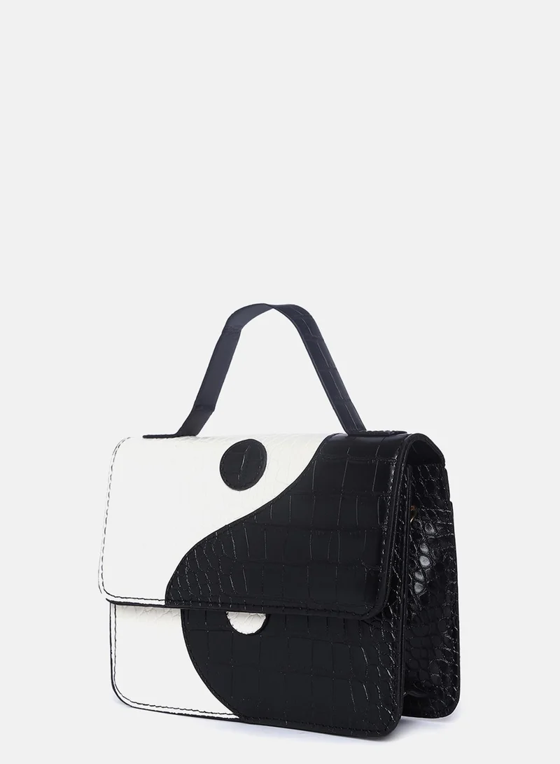 Haute Sauce Yin Yang Black & White Mini Bag