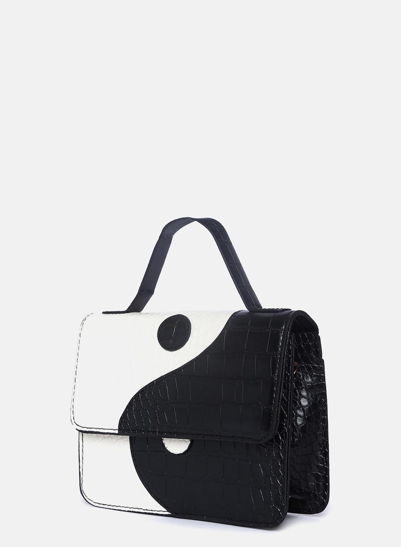 Haute Sauce Yin Yang Black & White Mini Bag  - Image 4
