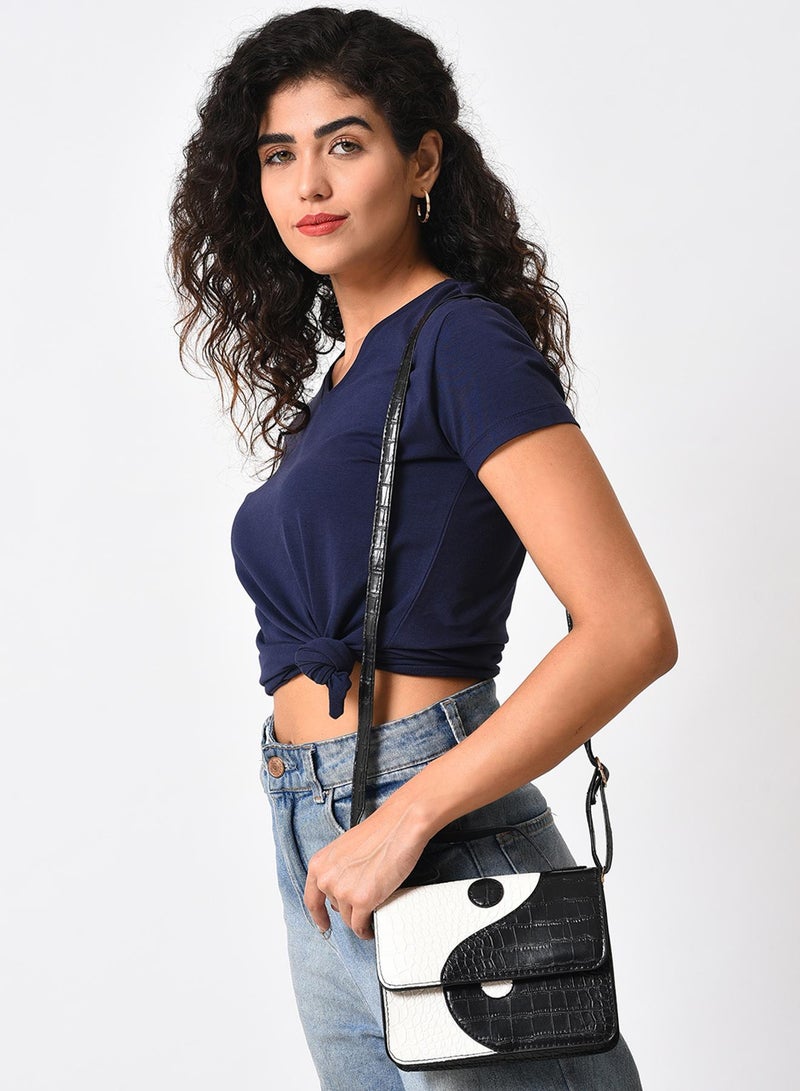 Haute Sauce Yin Yang Black & White Mini Bag  - Image 5