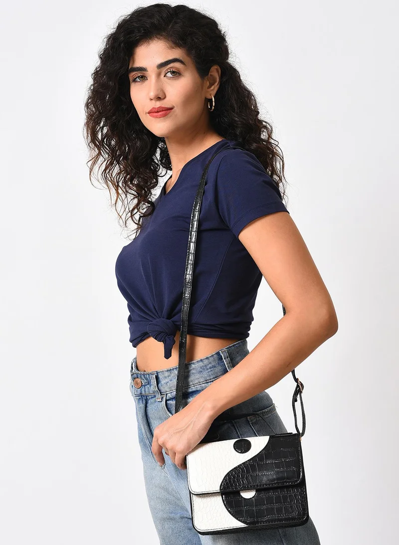 Haute Sauce Yin Yang Black & White Mini Bag