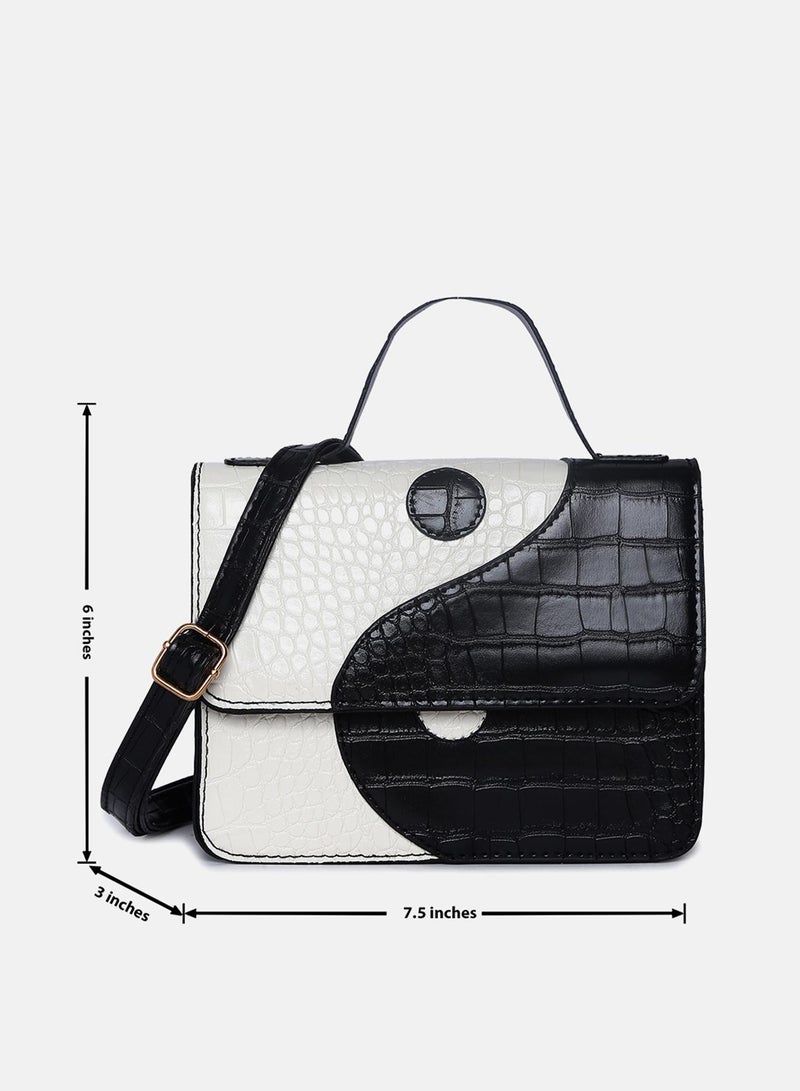 Haute Sauce Yin Yang Black & White Mini Bag  - Image 3