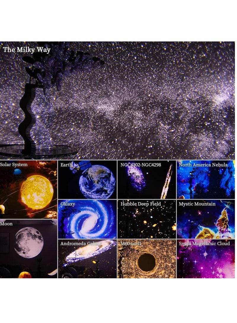 إلترازون NEW Star Projector, Galaxy Projector,12 in 1 Planetarium Star Projector Realistic Starry Sky Night Light,360 Rotation,Timing,Mute Design,Projection Effect forBedroom,Party,Game Rooms - Image 2